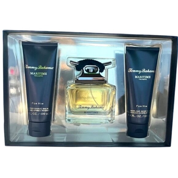 Tommy Bahama Maritime Triumph 3PC Gift Set For Him NWB - Picture 1 of 7